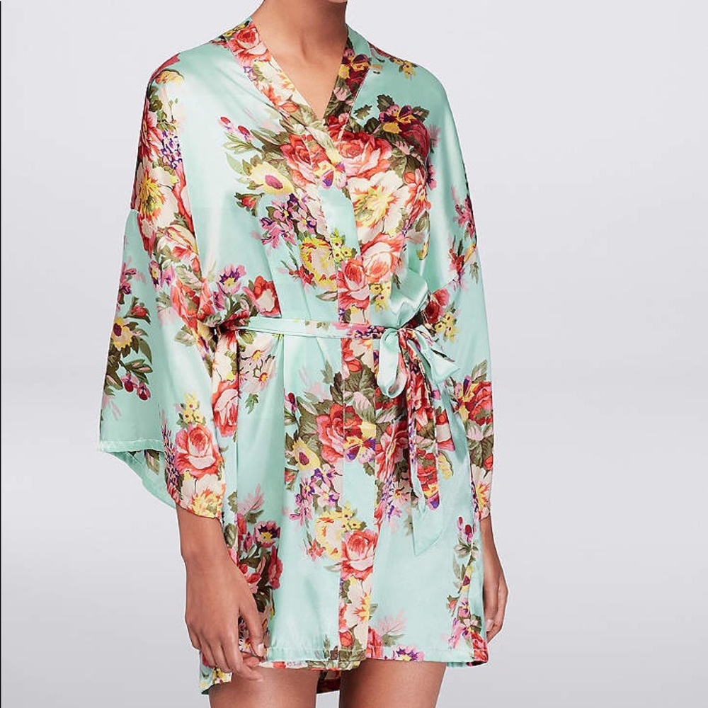 David’s Bridal Satin Robe